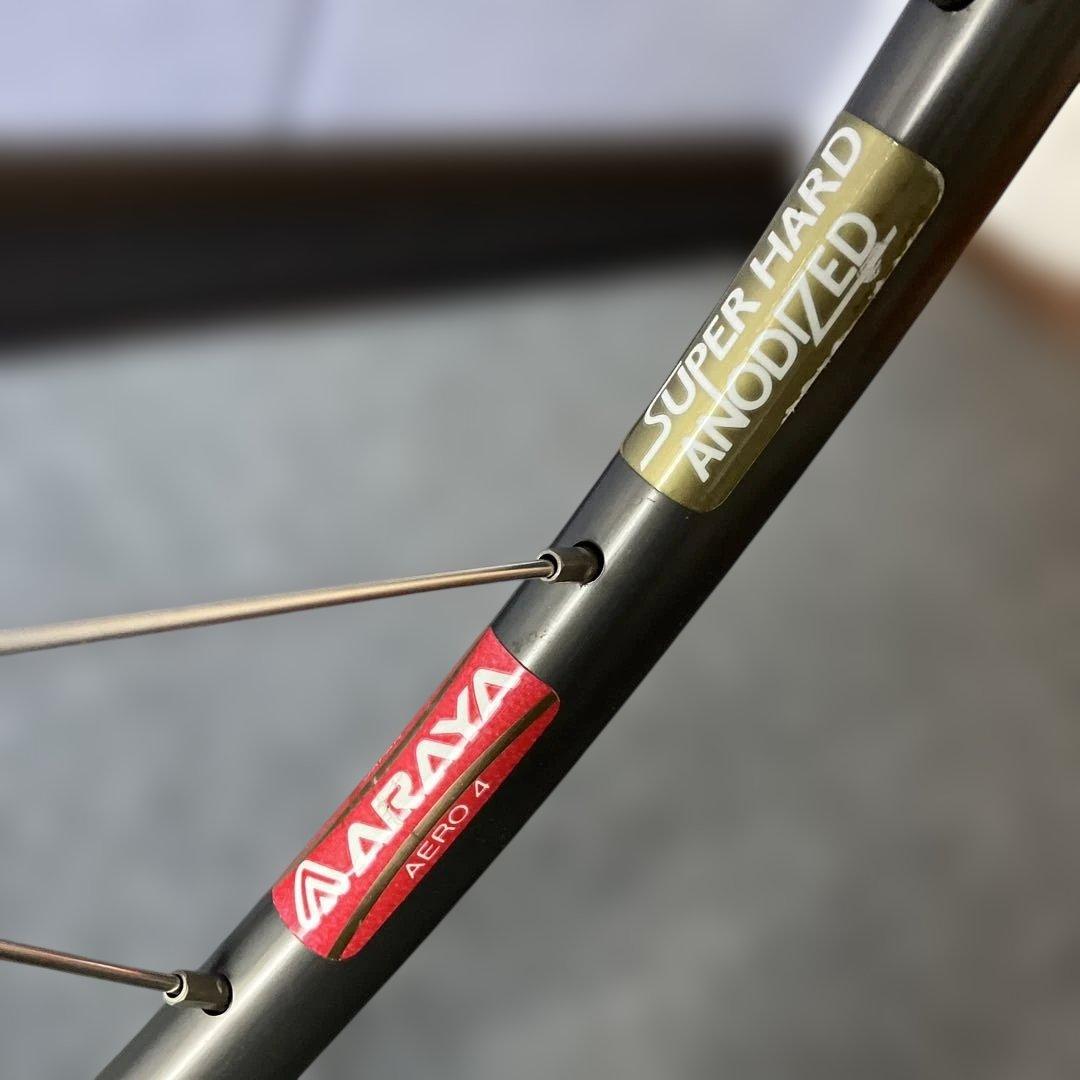 競輪　ホイール　ARAYA AERO 4 DURA-ACE 7600