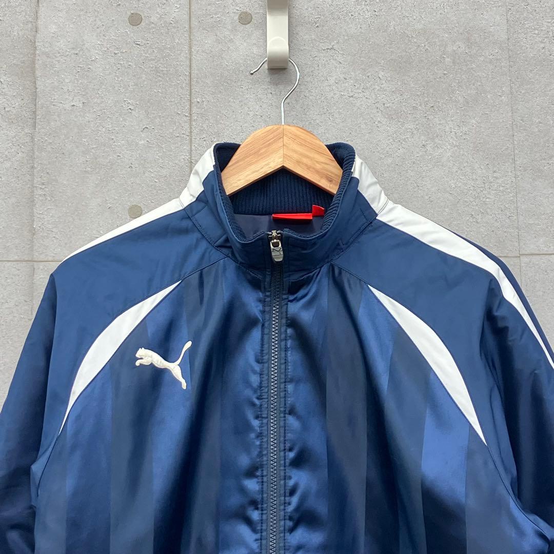 PUMA ウィンドブレーカー 上下セットアップ 中綿 ジャケット パンツ M 紺
