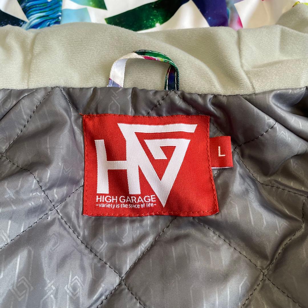 ☆【美品】HIGH GARAGE スノーボードウェア ジャケット Lサイズ