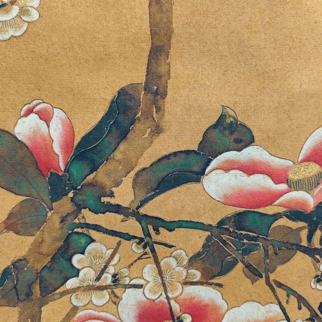 余省 花鸟 中国画 掛け軸 水墨画 和室 玄関 茶室 壁掛け 美術品