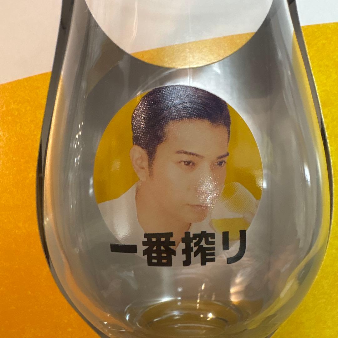 【新品未使用品】嵐　一番搾りオリジナル嵐グラス　嵐非売品　嵐グッズ　ARASHI