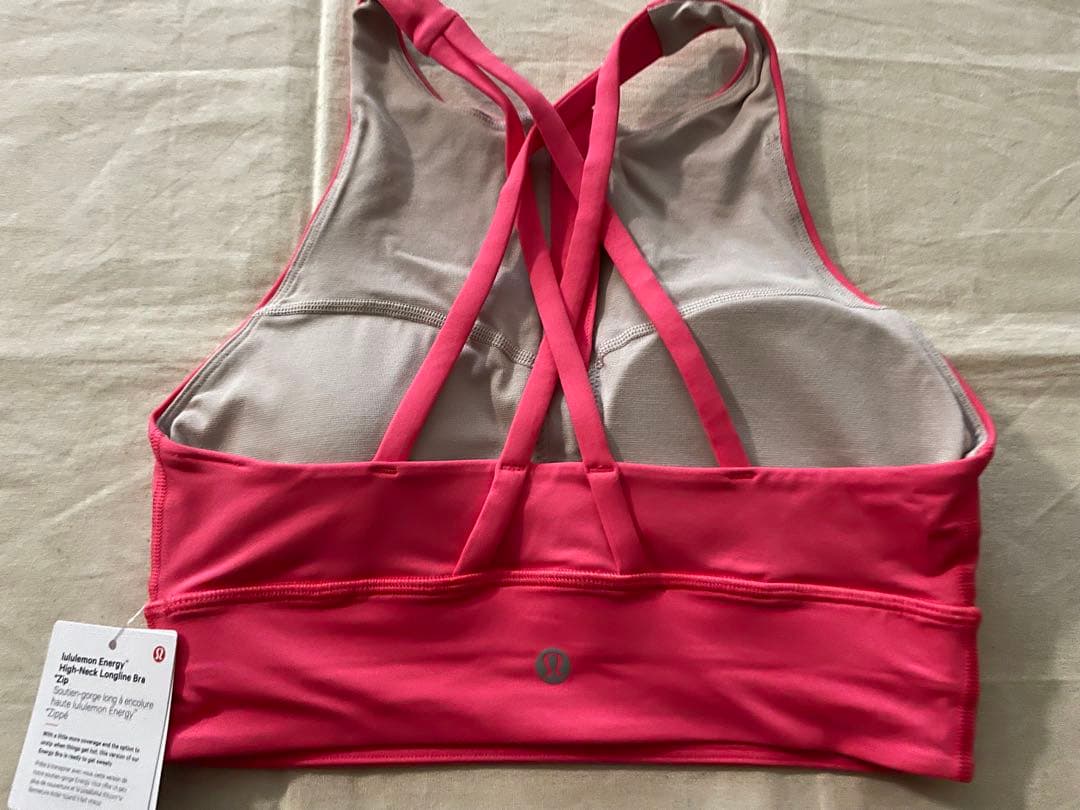 新品 ルルレモン Energy High-Neck LL Bra *Zip