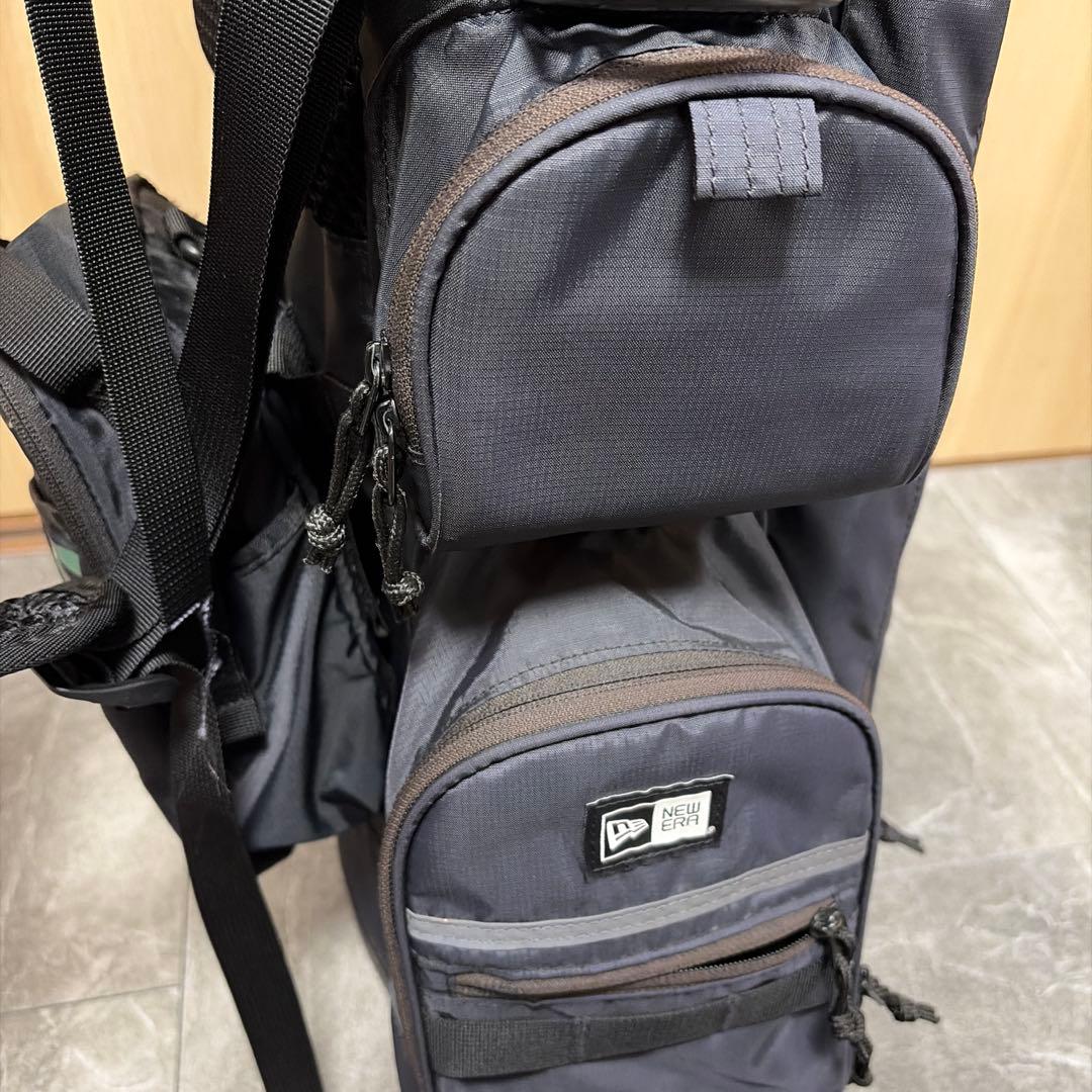 NEW ERA ゴルフスタンドキャディバッグ ブラック・迷彩