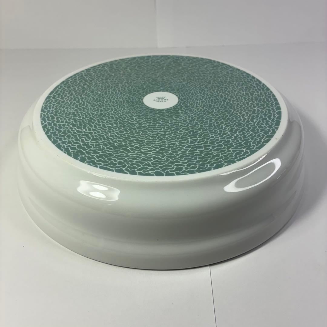 リチャードジノリ★ボンジョルノ ブルーロゴ グラタン皿 約21.5cm