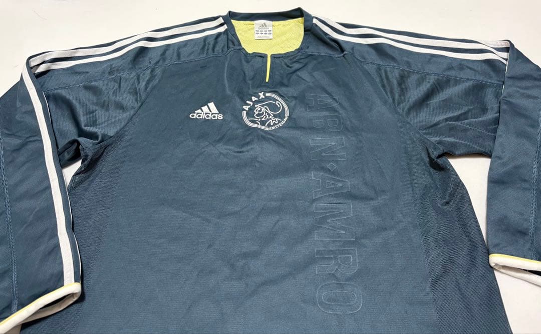 【アヤックス／adidas】03/04 アウェイ 長袖 ユニフォーム (O)