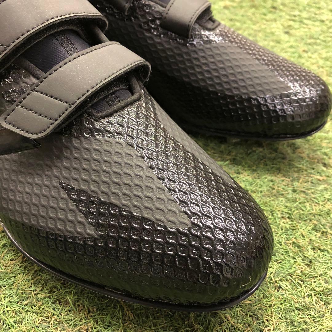 adidas スパイク 黒 ベルト　26.5cm
