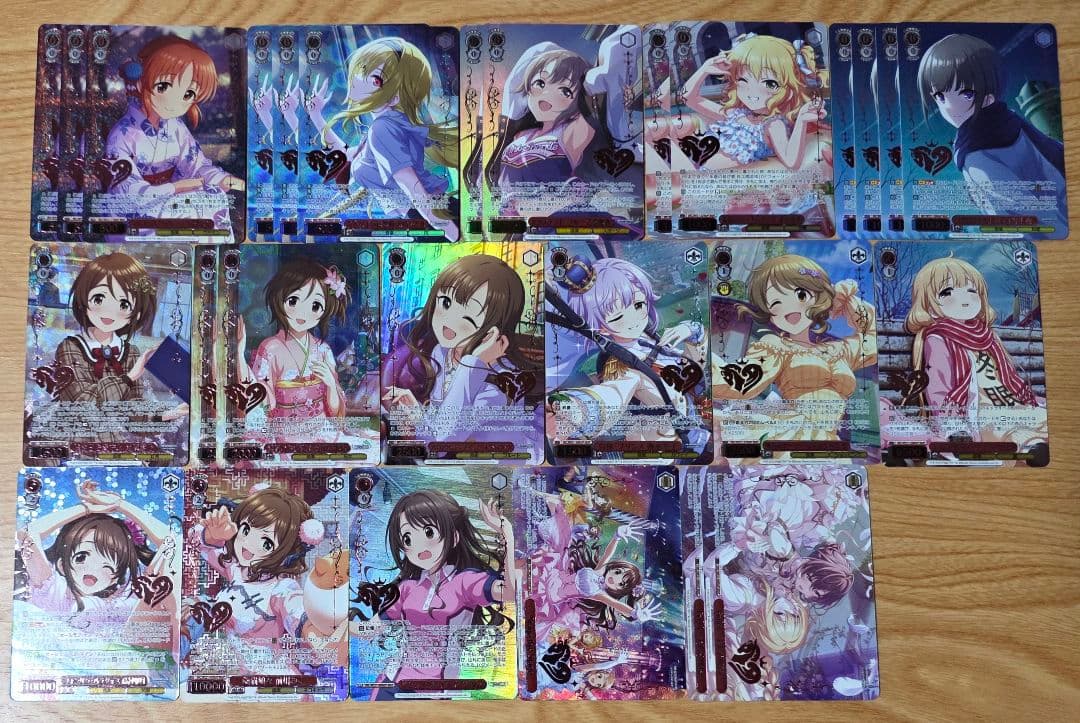 ヴァイスシュヴァルツ デレマス アイドルマスターシンデレラガールズ まとめ売り