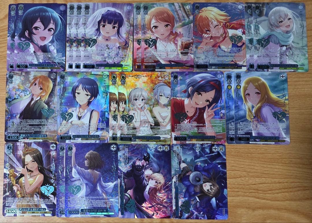 ヴァイスシュヴァルツ デレマス アイドルマスターシンデレラガールズ まとめ売り