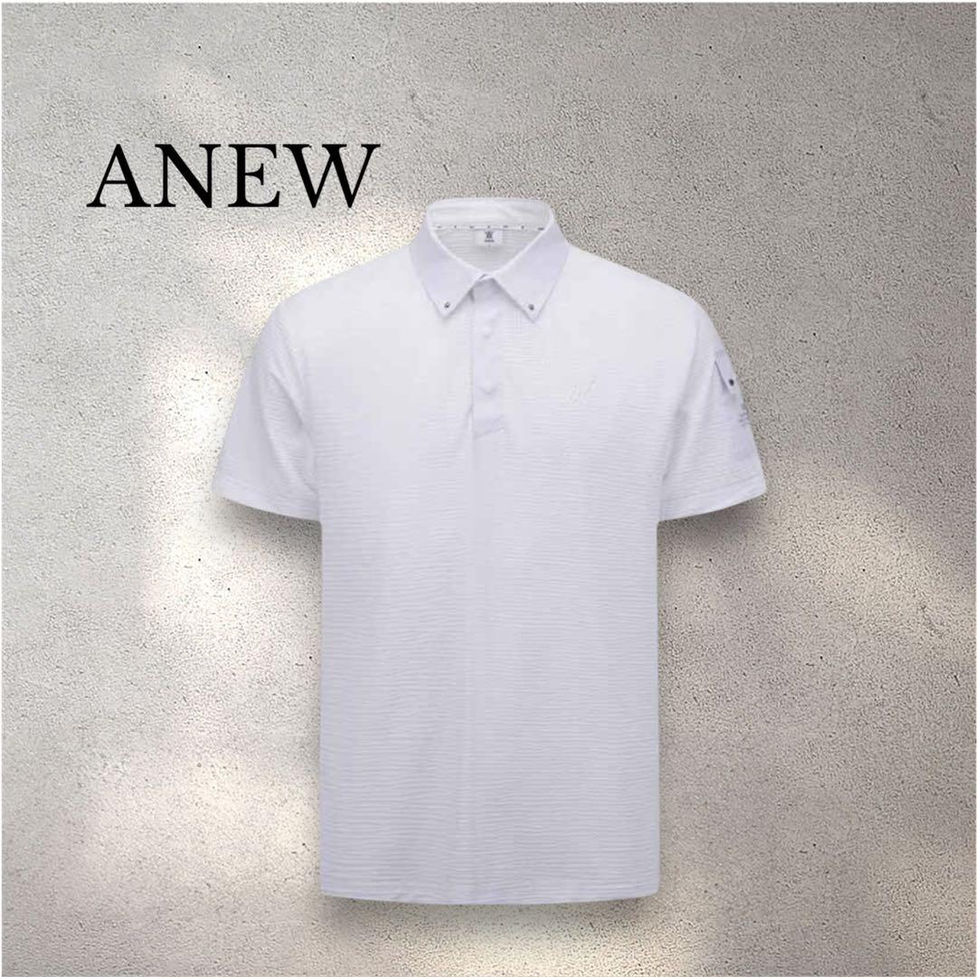 新品⭐️タグ付き ⭐️XL ANEW メンズ ポロシャツ　ホワイト