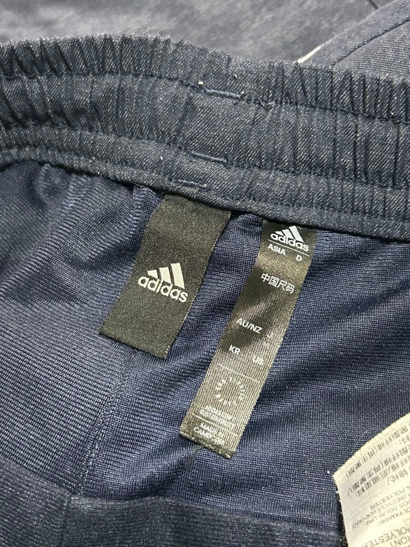 美品！adidas ネイビー ジャージ上下セット　秋冬　トレーニングウェア