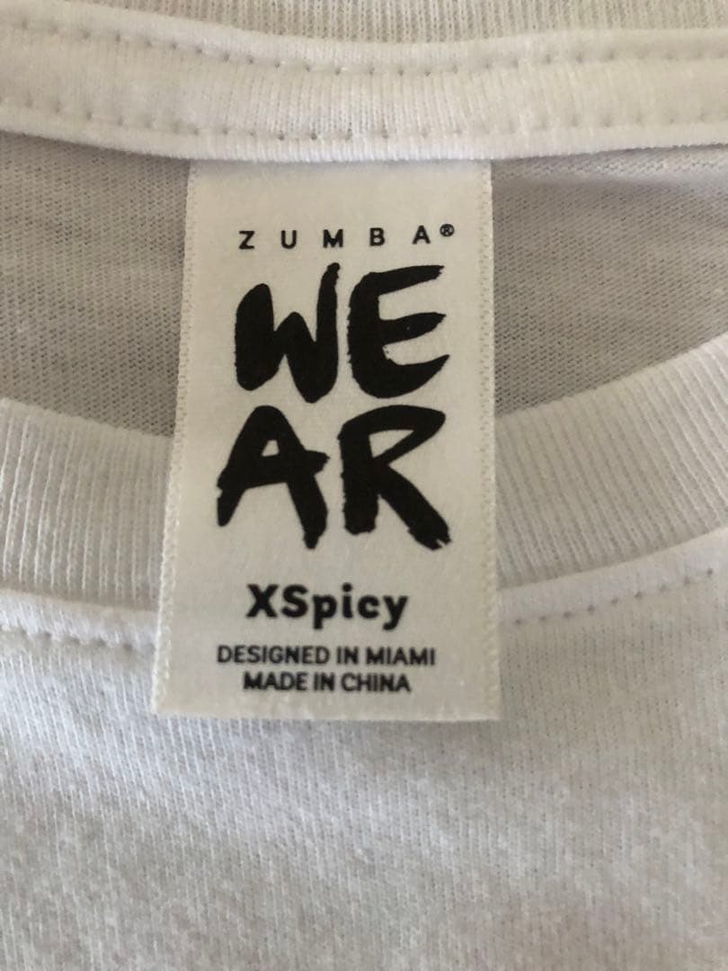 ZUMBA WEAR XS ホワイト Tシャツ
