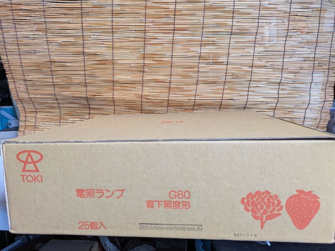 電照ランプTOKI100V60W 形名DENS100V60WG80K