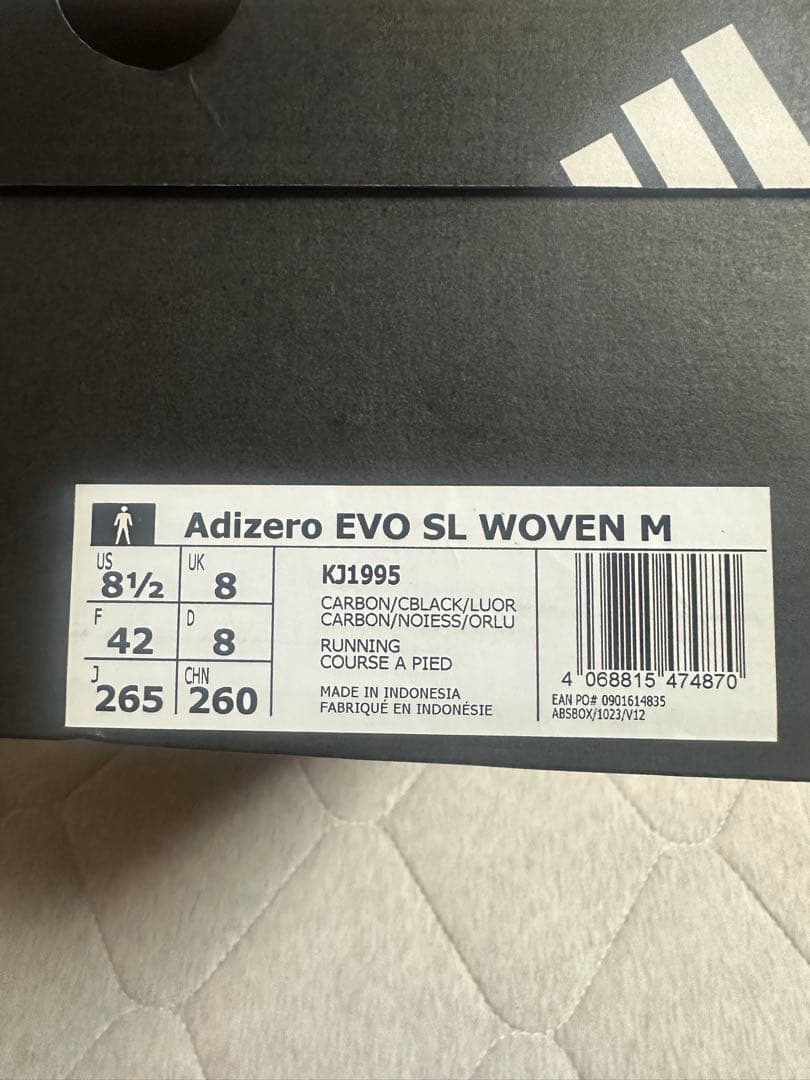 スポーツ adizero evo sl woven M 26.5