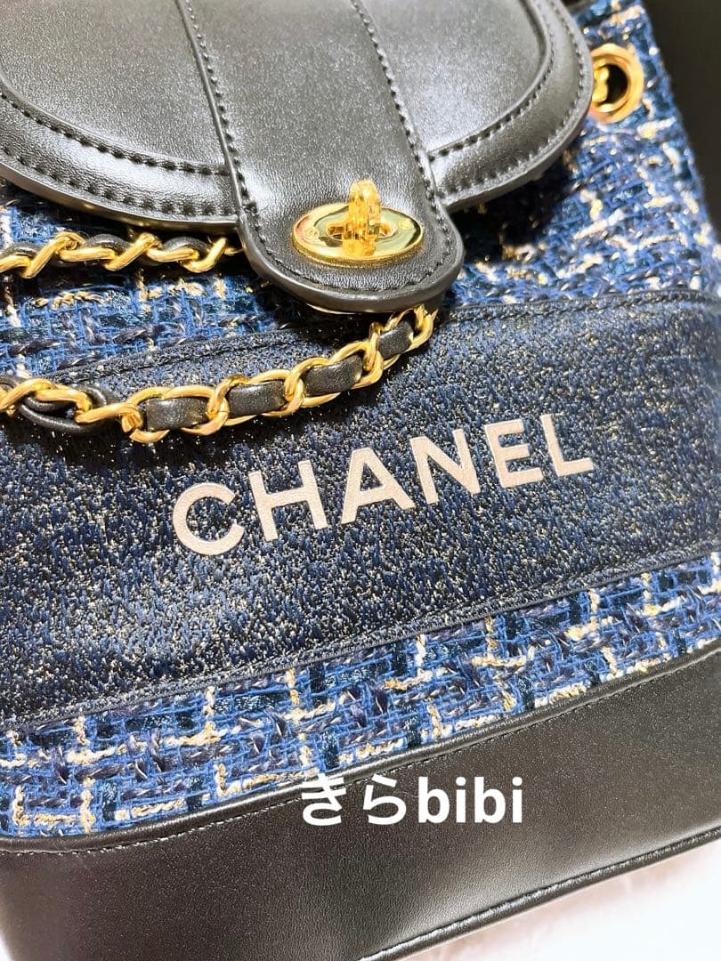【非売品】CHANEL ビューティーノベルティ ツイード バッグ リュック