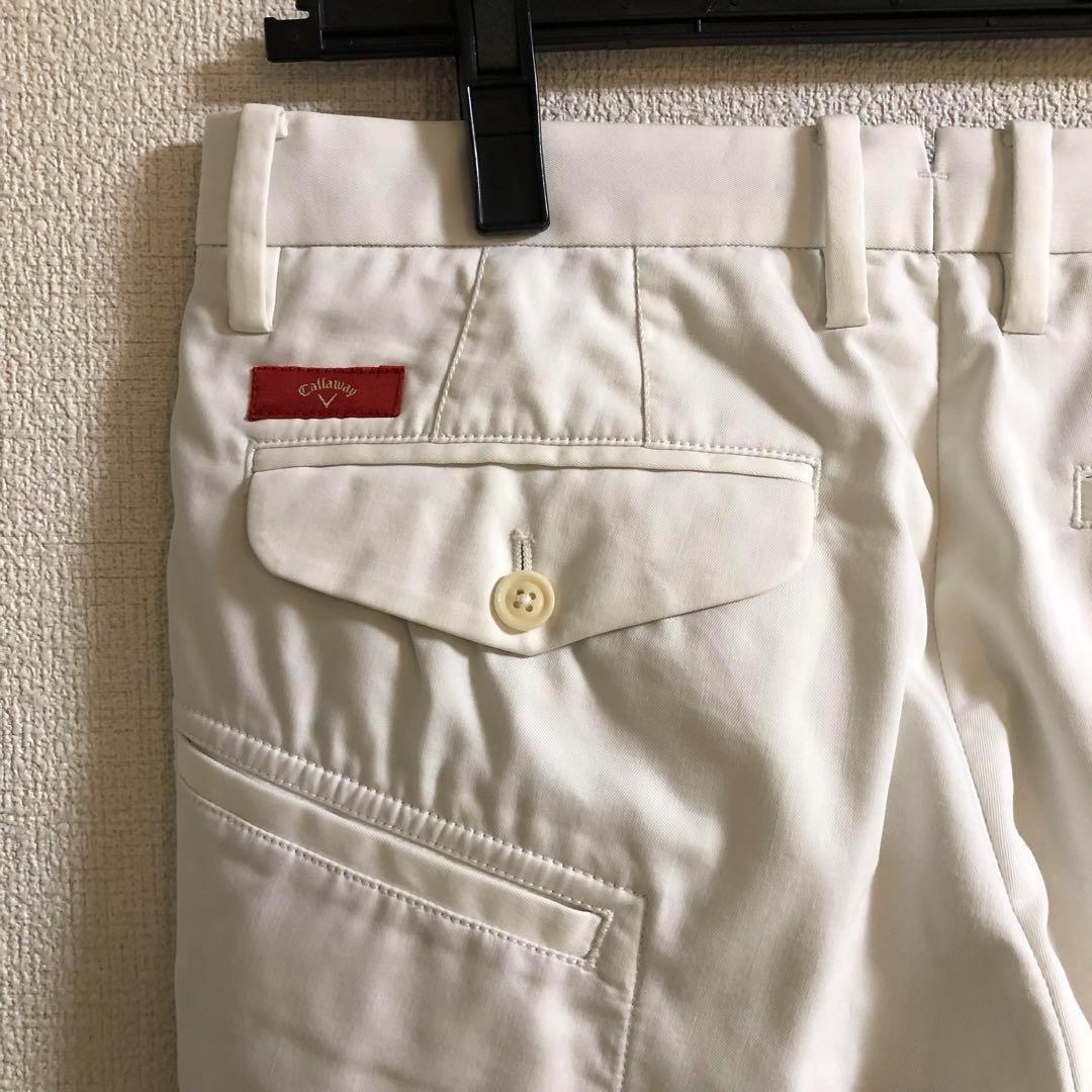 キャロウェイ レッドレーベル 春秋用 パンツ ホワイト Mサイズ