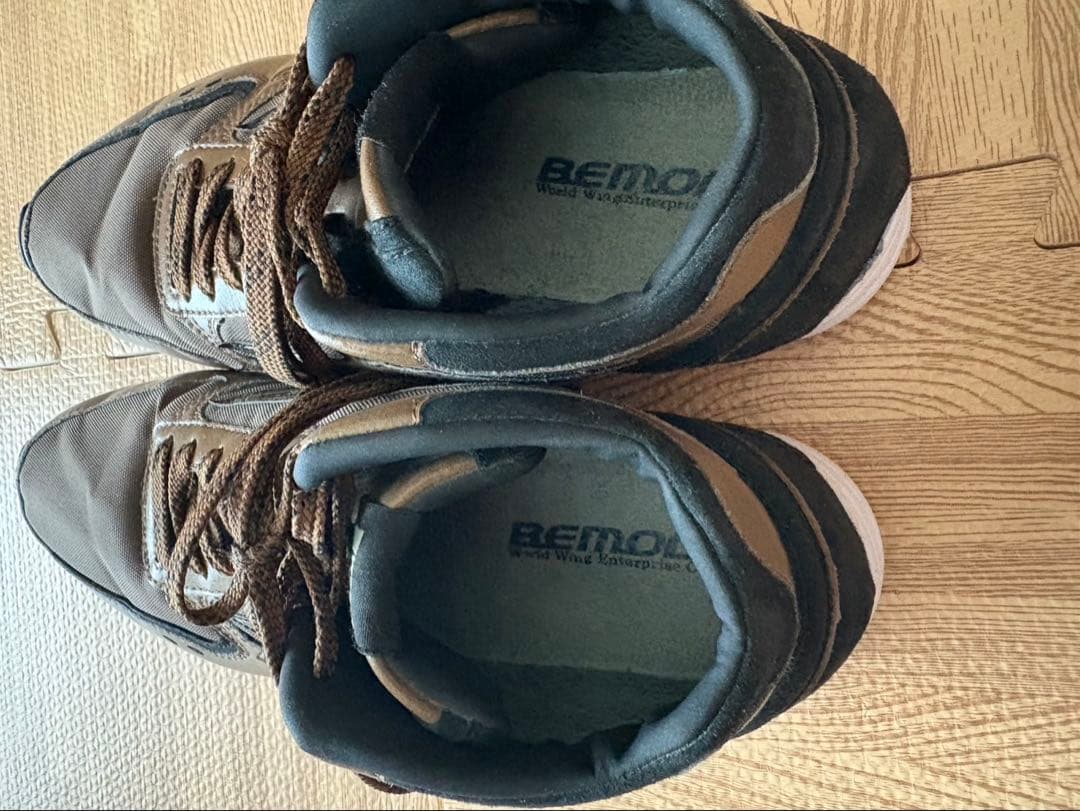 【美品】イチローも惚れ込んだ逸品！ ビモロ BeMoLo ランニングシューズ 茶