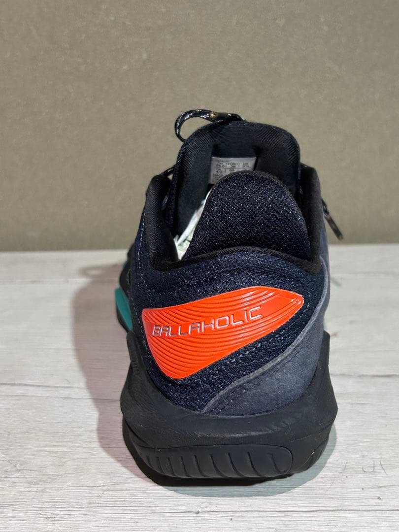 ASICS バスケットボールシューズ ネイビー/オレンジ