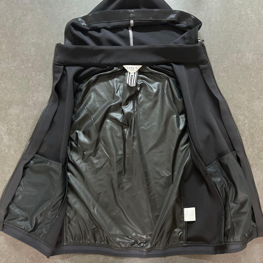 LANVIN SPORTフード取り外し可能フルオープンベスト サイズ38