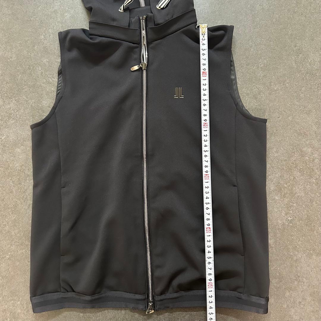 LANVIN SPORTフード取り外し可能フルオープンベスト サイズ38