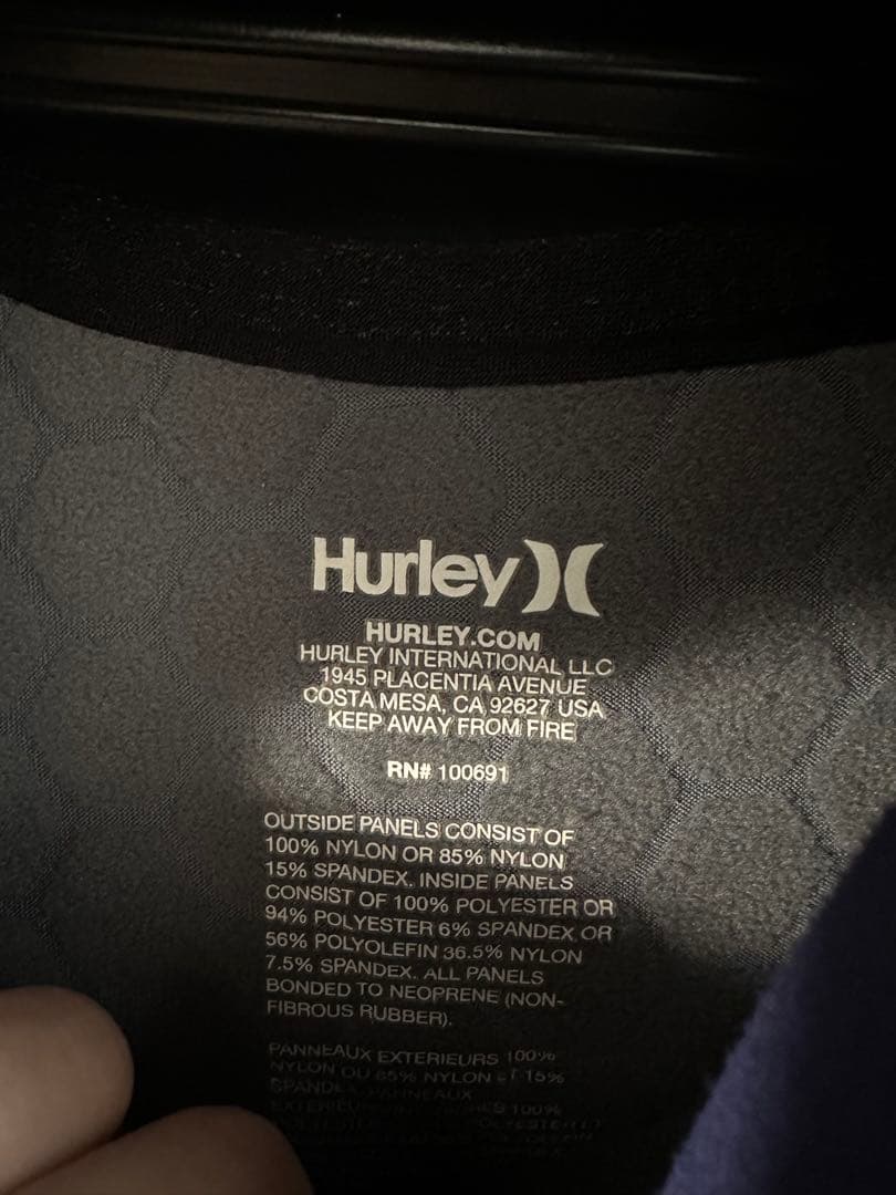 Hurley フルスーツ オーダーウェットスーツ ウィメンズ