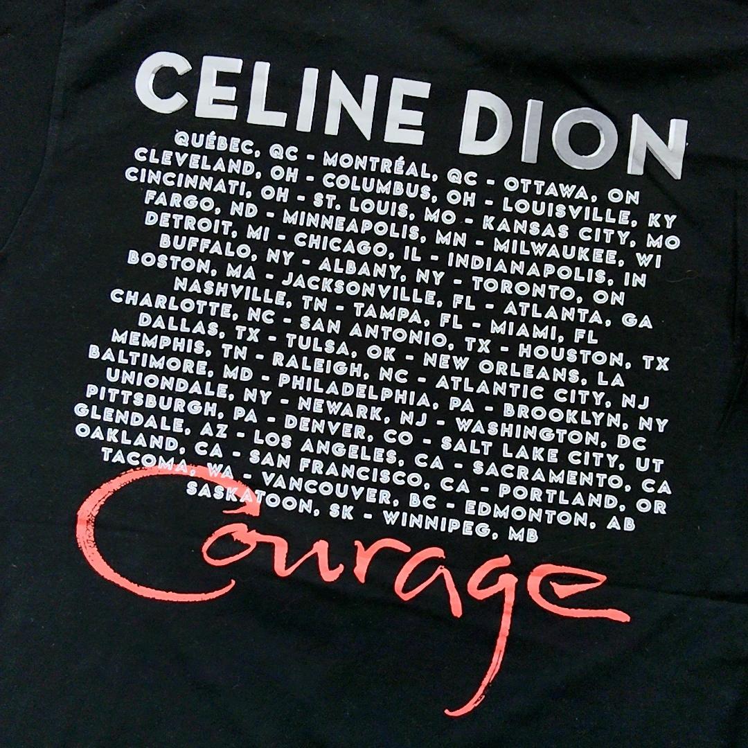 セリーヌディオン　Courage ワールドツアー　Tシャツ　状態良い！［529］