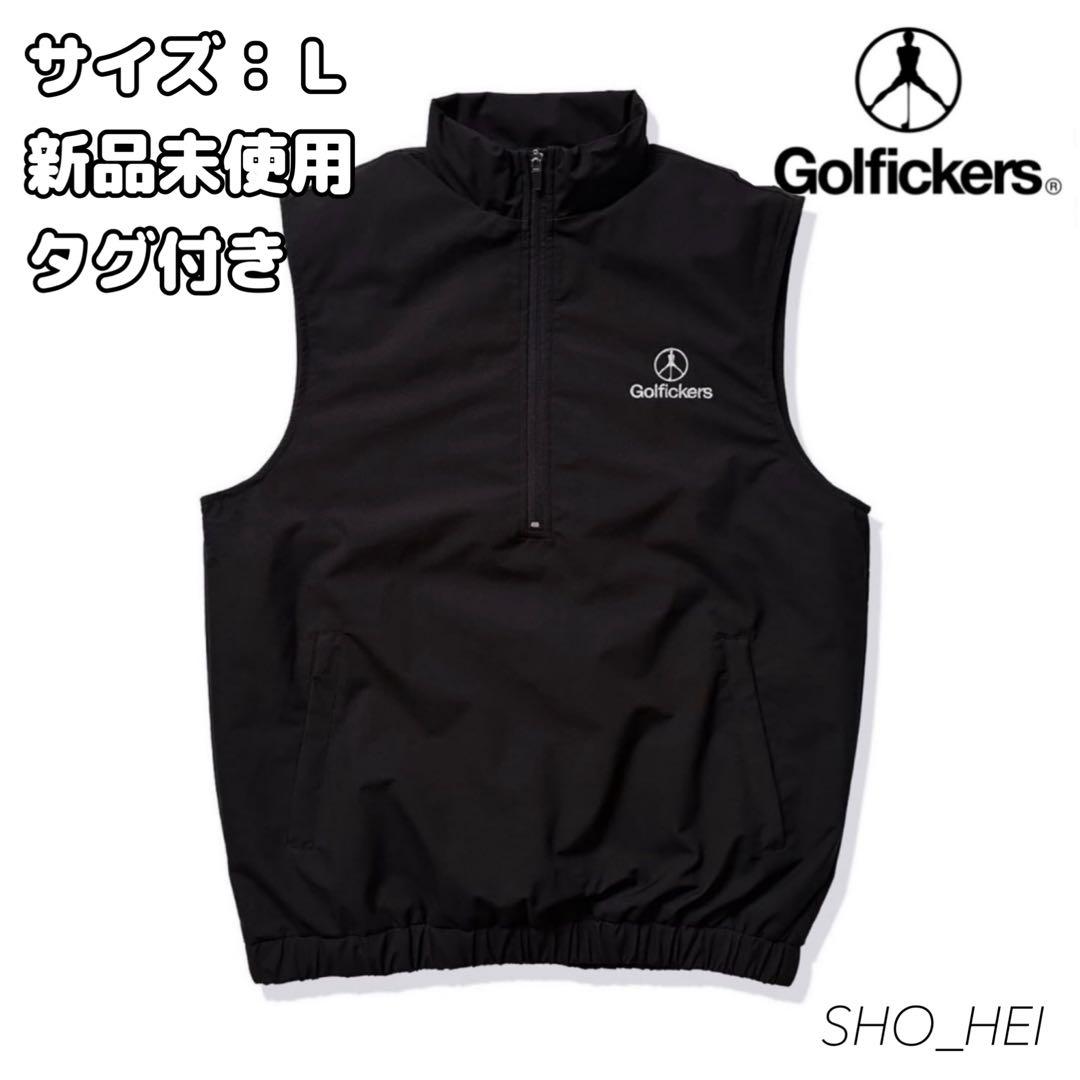 【新品】Golfickers 中綿ベスト（黒）
