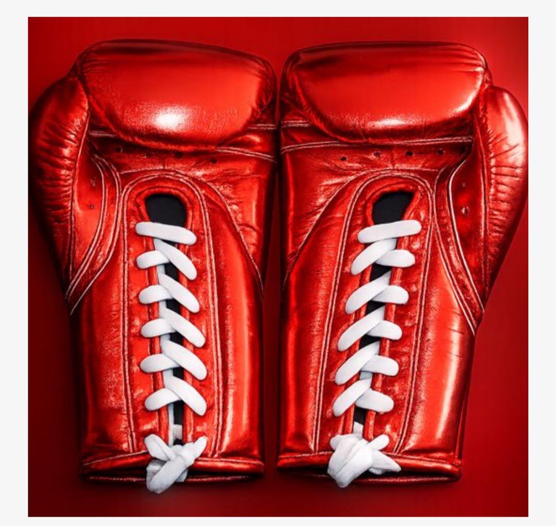 WINBOXING ボクシンググローブ 赤 レースアップ　10OZ