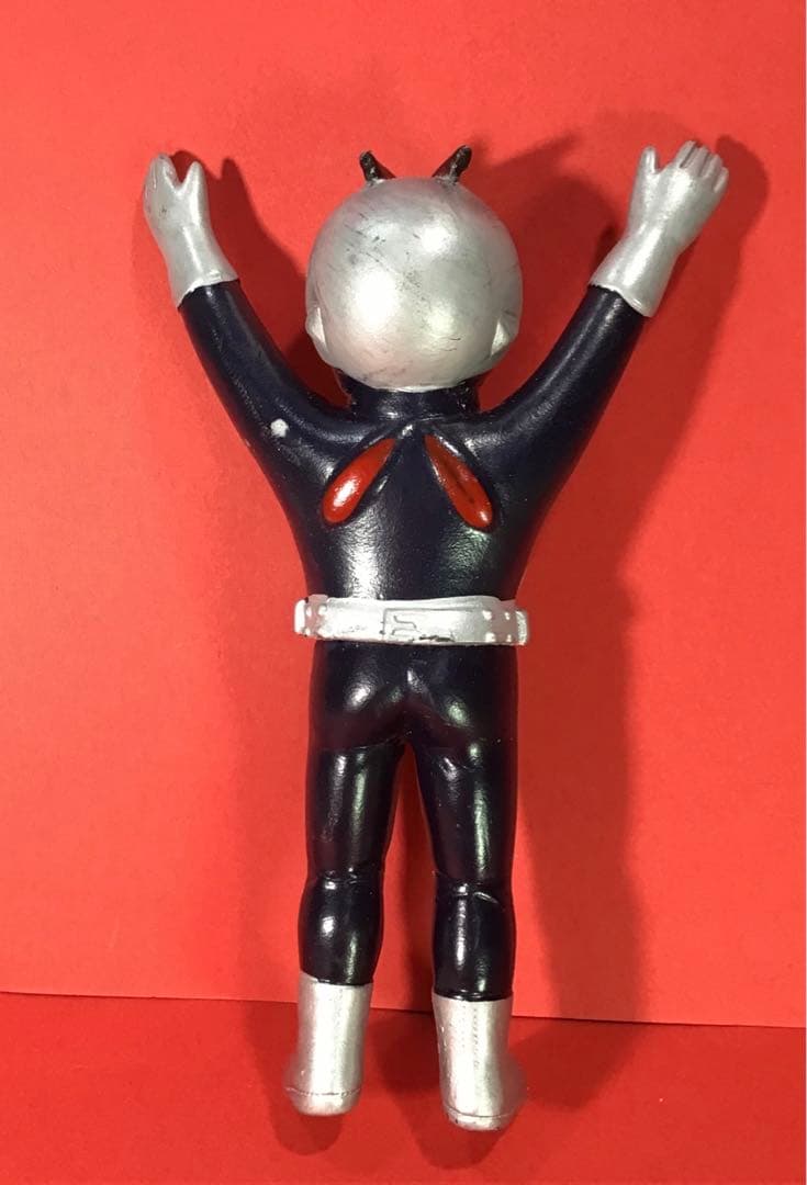 昭和レトロ パチ 仮面ライダー ソフビ 人形 石森章太郎 ミニソフビ 駄玩具 ②