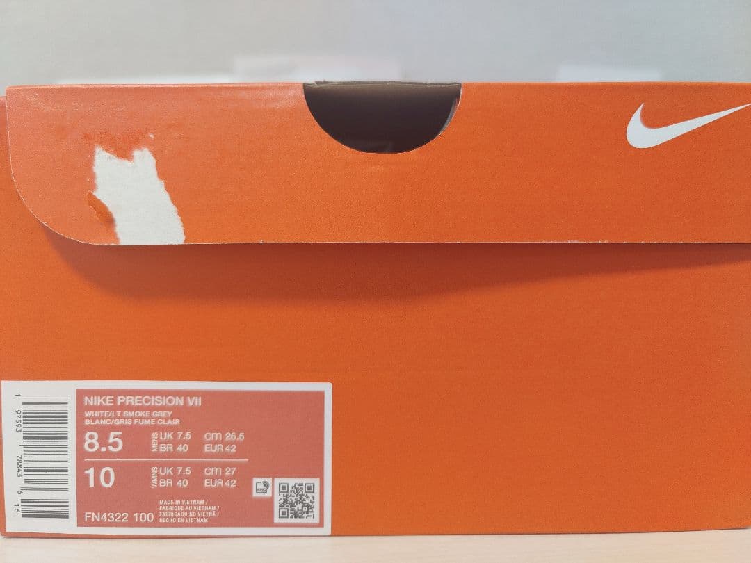 プレシジョン 7 WHITE/LT SMOKE GREY
