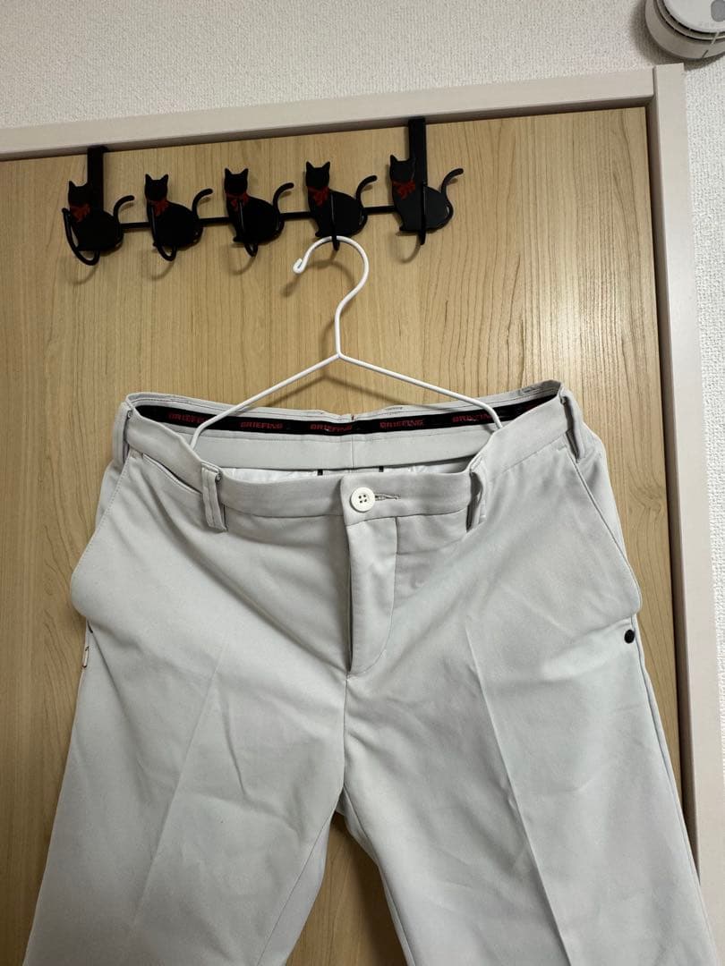 Breifing ライトグレー ゴルフパンツ メンズ S