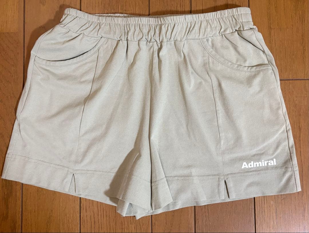 Admiral レディーステニスウェア上下セット ベージュ　M size