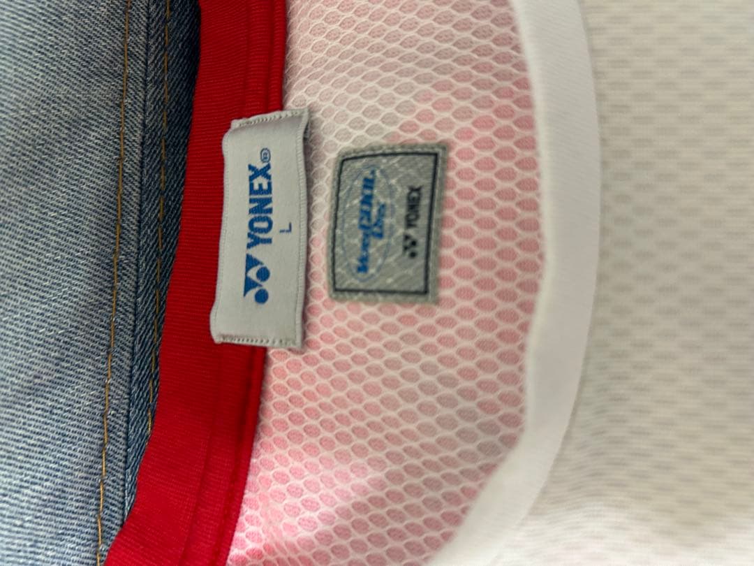 YONEX テニスウェア L ホワイト/ピンク