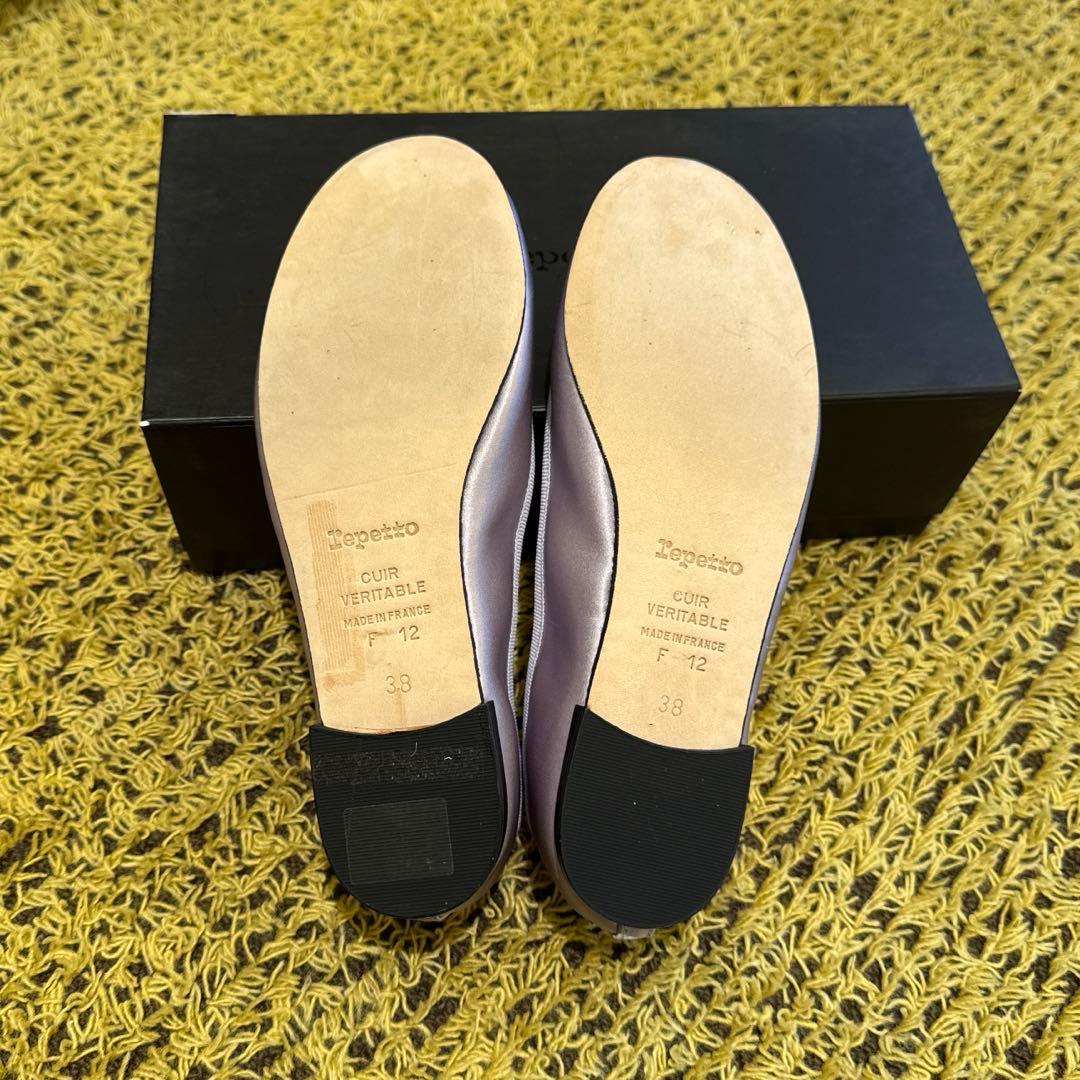 Repetto 薄紫 バレエシューズ 38