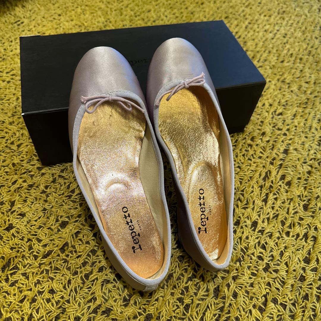 Repetto 薄紫 バレエシューズ 38