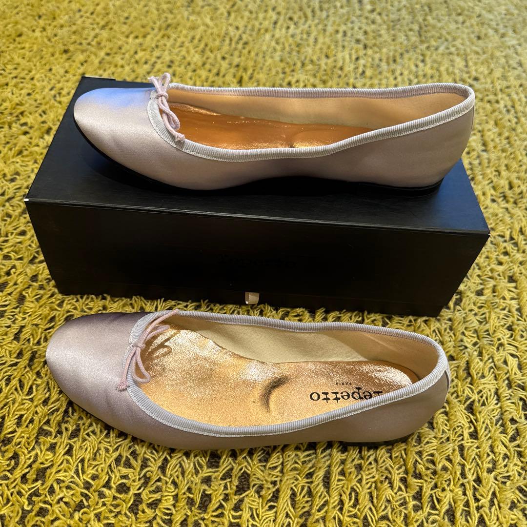 Repetto 薄紫 バレエシューズ 38