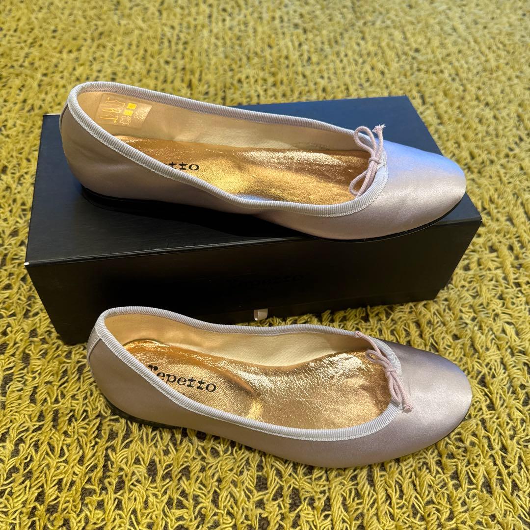 Repetto 薄紫 バレエシューズ 38