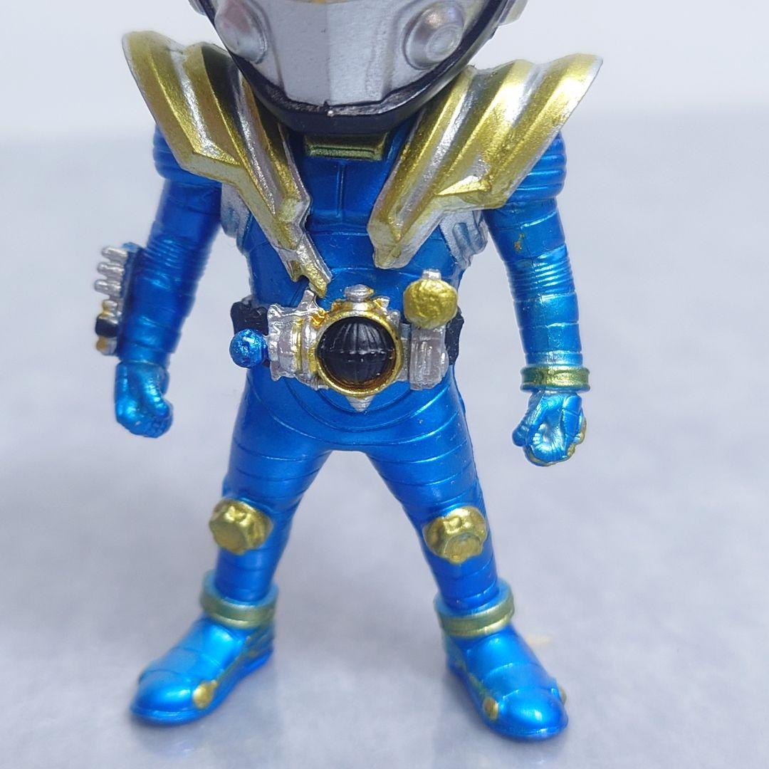 仮面ライダー フィギュア 青金色
