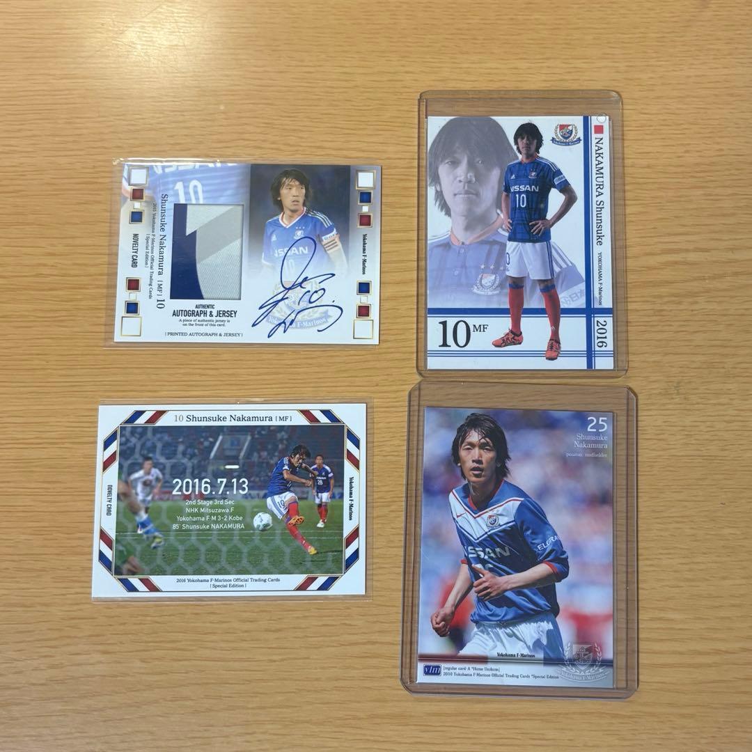 中村俊輔 10番 横浜F・マリノスユニフォームとカードセット
