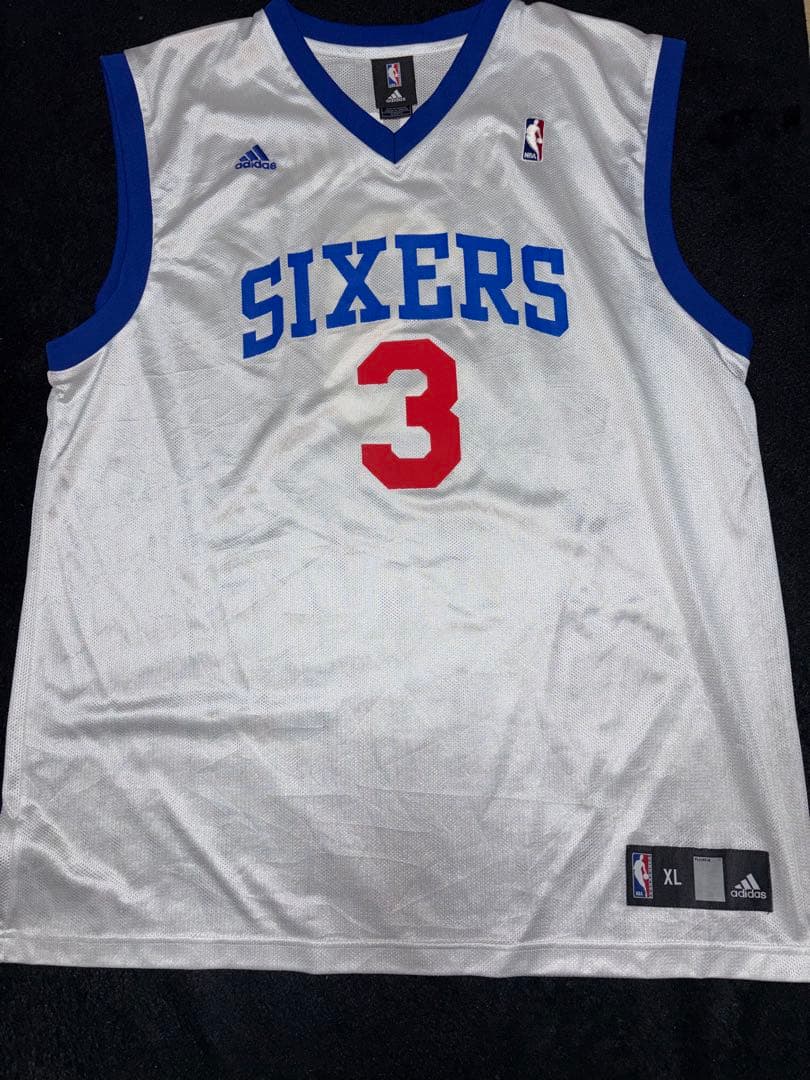 シクサーズ SIXERS アイバーソン レプリカ ユニフォーム アディダス XL