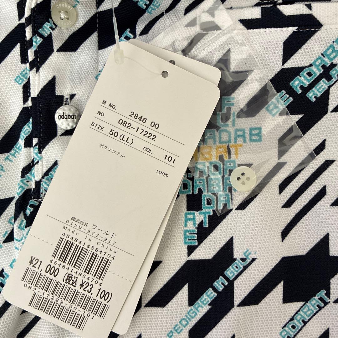 新品 adabat アダバット　ゴルフウェア　メンズ　xl シャツ　スポーツ