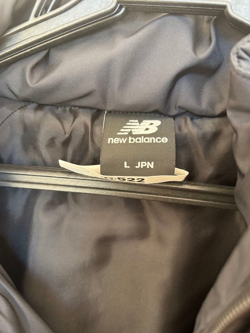 New Balance 黒 ベンチコートＬ
