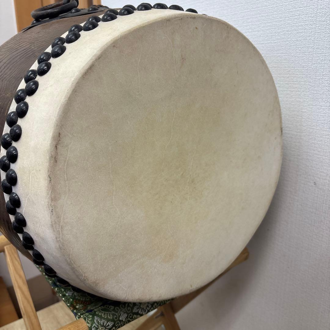 長胴太鼓　平胴太鼓　和太鼓　バチ付き