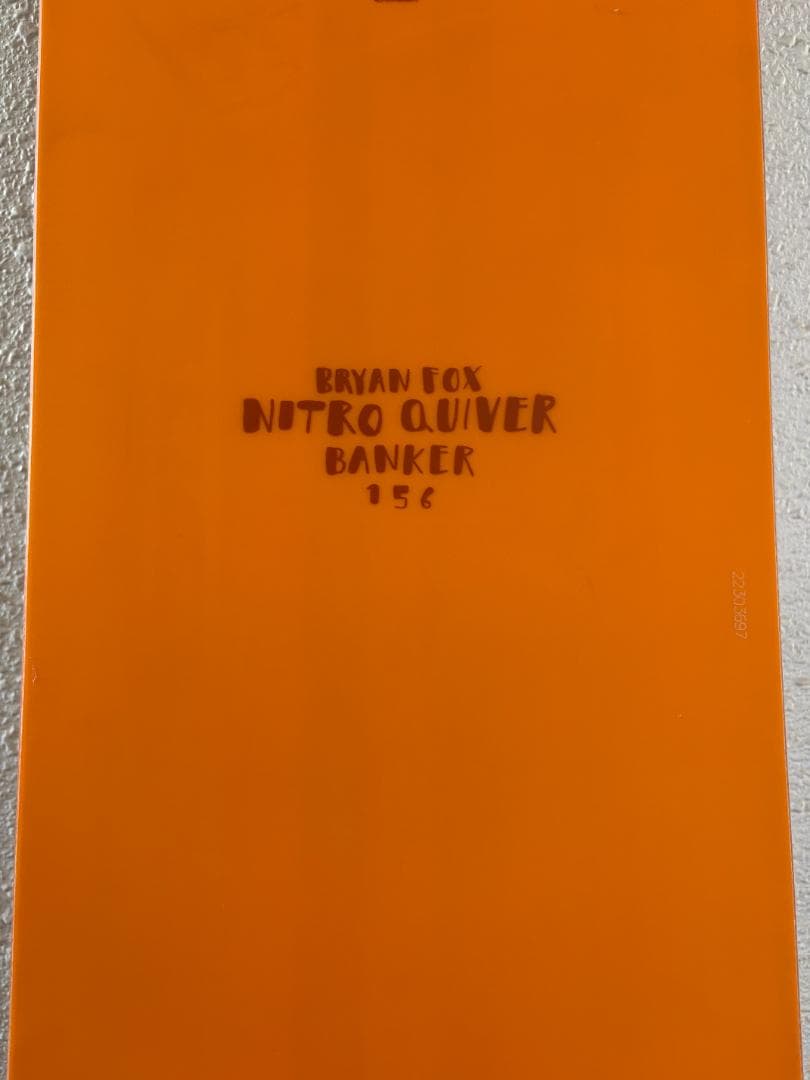 Nitro Quiver Banker 156（22〜23年モデル）