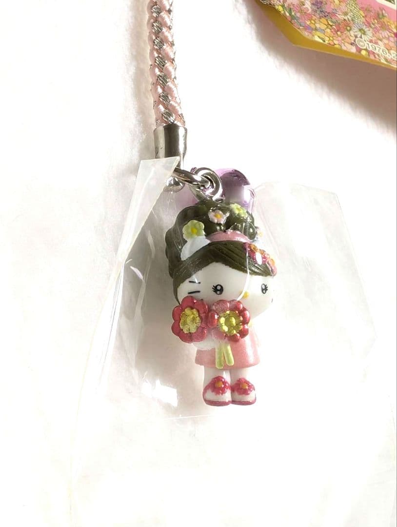 ご当地キティ　根付け　フルールキティ　ストラップ　 レア