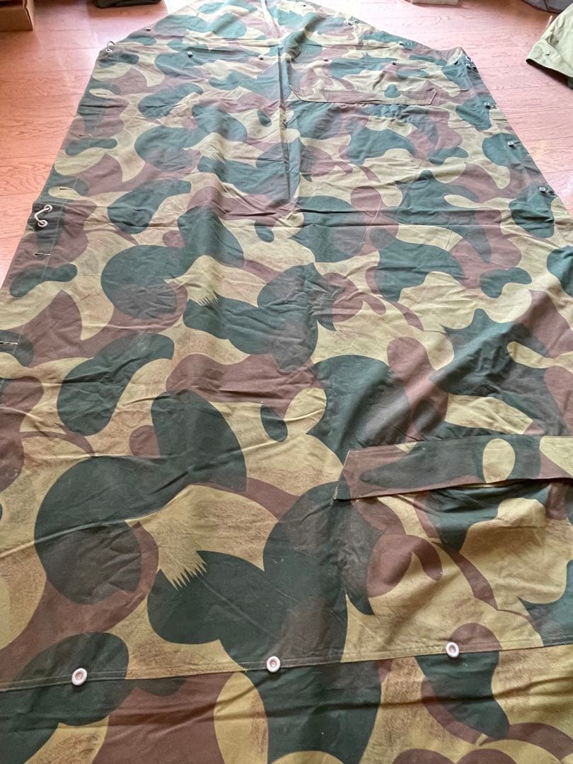 ベルギー軍幕　パップテント美品　ビンテージ　2枚セット　1956