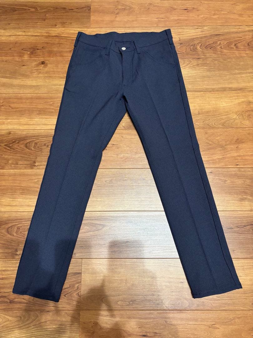 Lee×BEAMS GOLF 別注プレストパンツ ネイビー Mサイズ