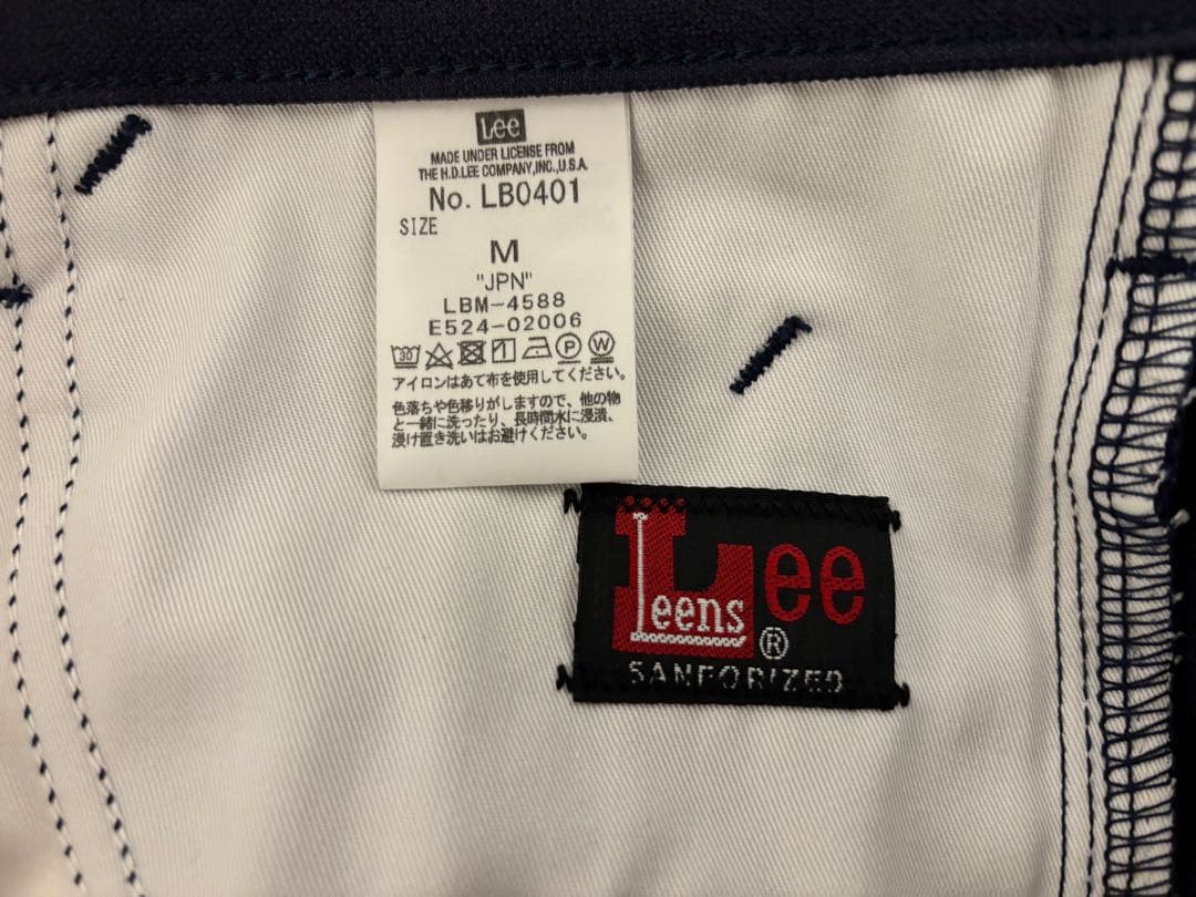 Lee×BEAMS GOLF 別注プレストパンツ ネイビー Mサイズ