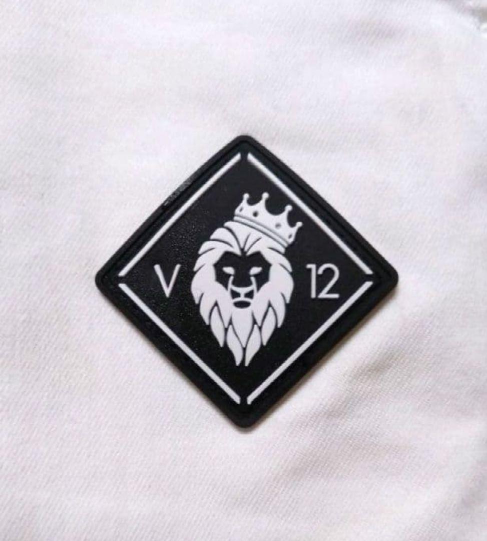 V12　ストレッチ　ハーフパンツ　カモフラ　白