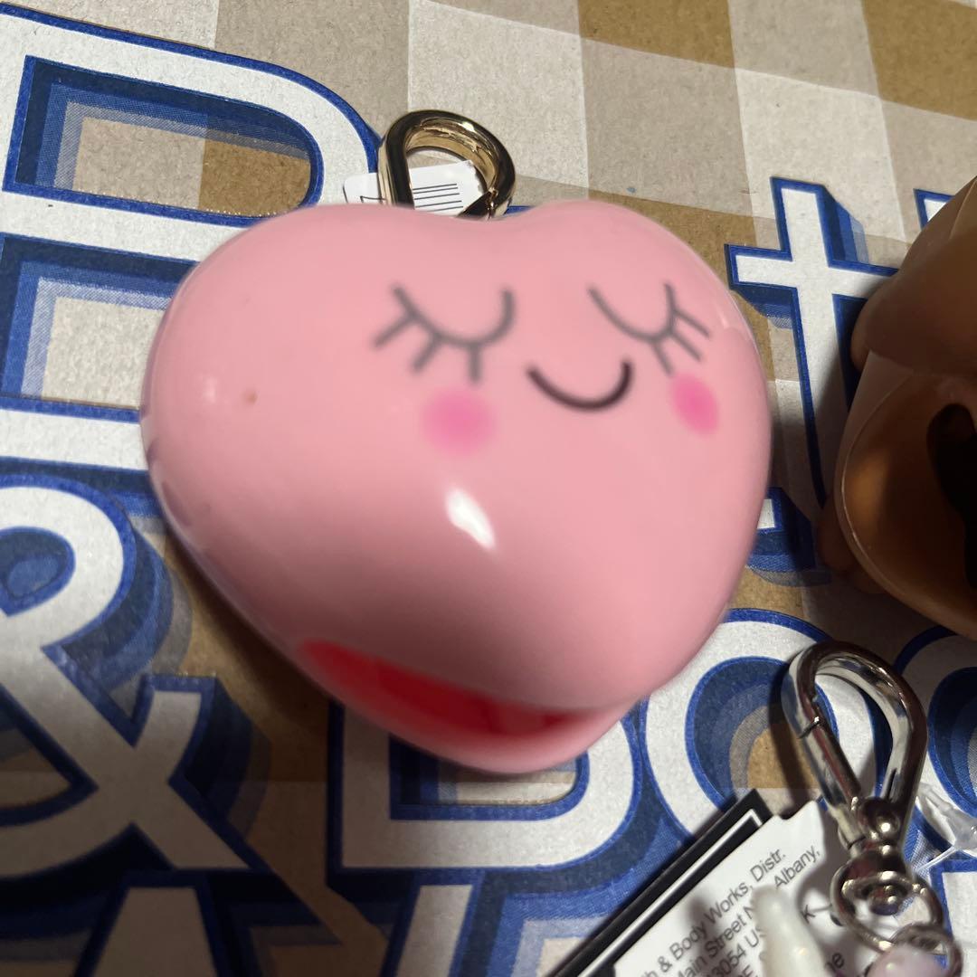 可愛いキャラクターキーホルダー3点セットバスアンドボディーワークス