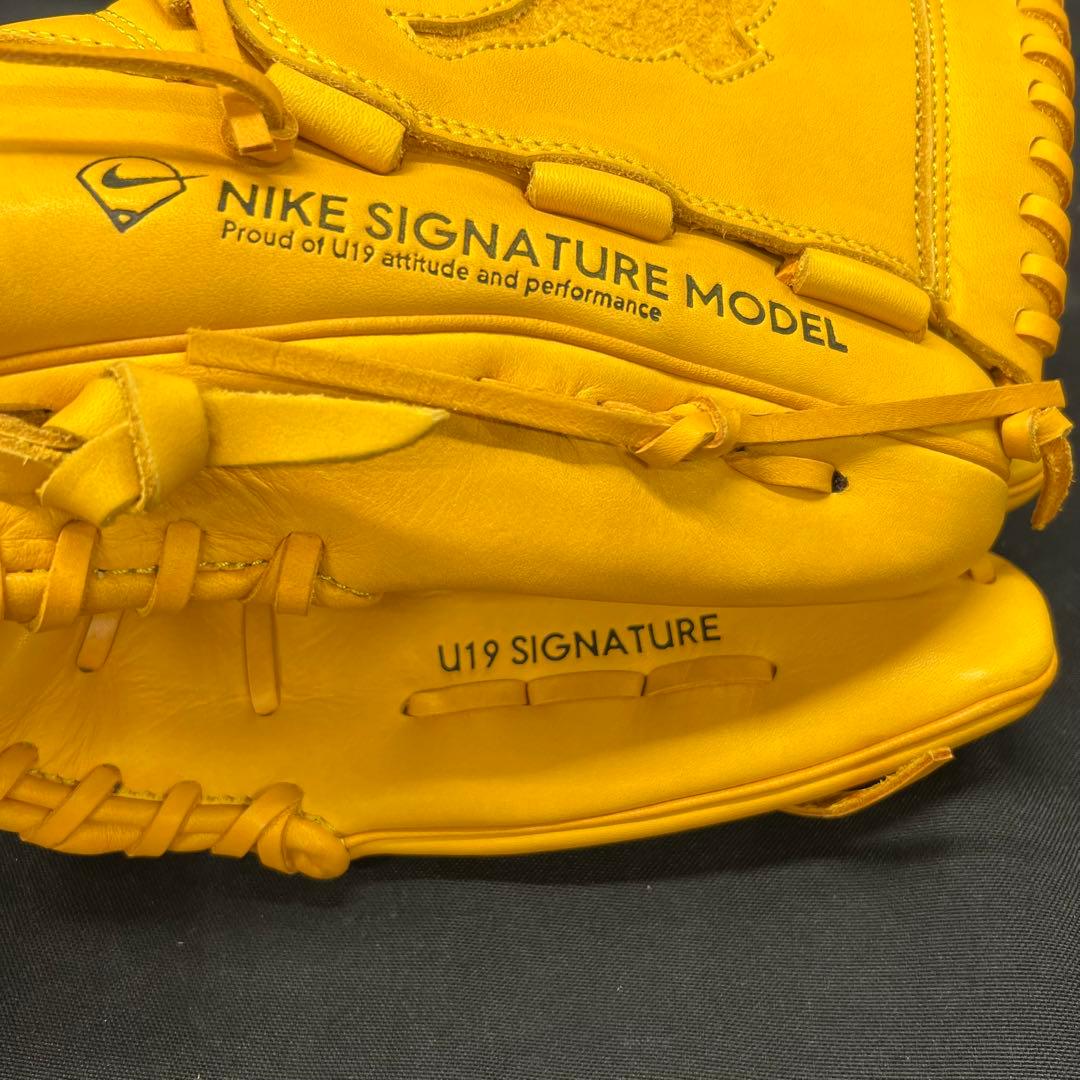 ス*ペ様 B3【used】NIKE 野球グローブ　上原浩治モデル　軟式　ベースボ